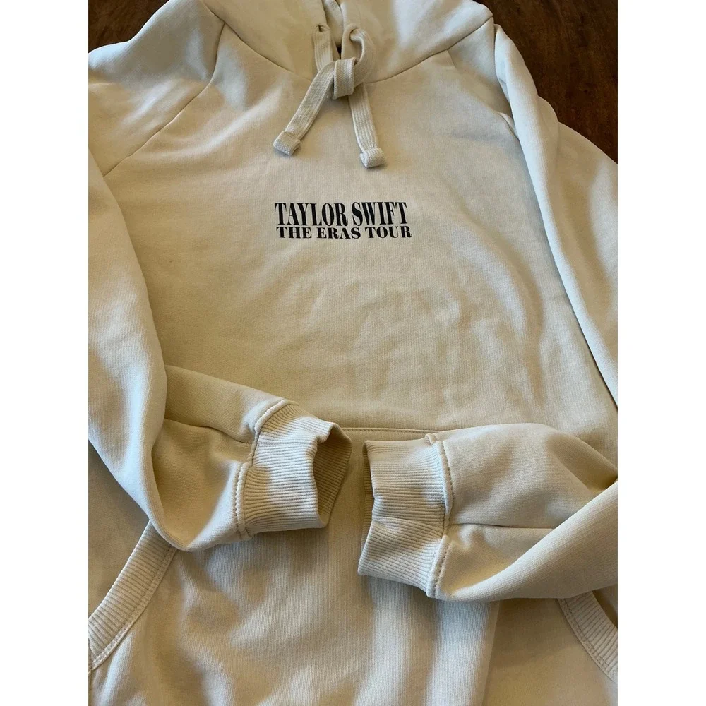 Taylor Swift The Eras Tour Cream Hoodie 2XL Official Merch Oversized Sweatshirt - Picture 10 of 10